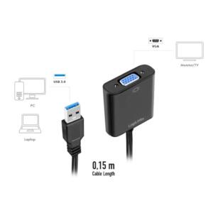 LOGILINK USB-A 3.0 - VGA 1080P ADAPTER - Billede 4