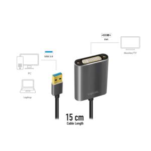 LOGILINK USB-A 3.0 - DVI/F ADAPTER - Billede 6