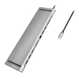 LOGILINK USB-C 3.2 DOCK STATION 11XPORT - Billede 3