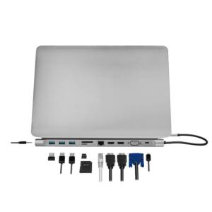 LOGILINK USB-C 3.2 DOCK STATION 11XPORT - Billede 6