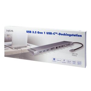 LOGILINK USB-C 3.2 DOCK STATION 11XPORT - Billede 9
