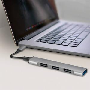 LOGILINK HUB USB-C 3.2 4XUSB-A SLIM - Billede 5
