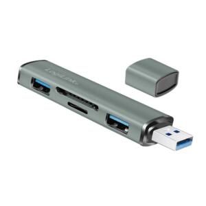 LOGILINK USB 3.2 HUB+SD KORTLÆSER - Billede 3