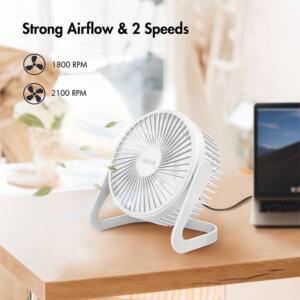 LOGILINK DESK FAN 12,7CM USB - Billede 8