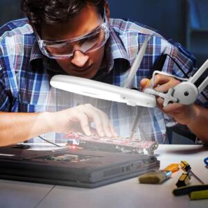 LOGILINK FORSTØRRELSES LAMPE 9W M/BORDBESLAG - Billede 8