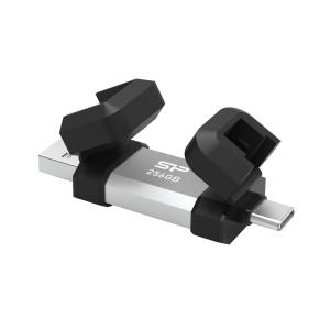 SILICON POWER USB 3.2 C51 256GB USB A&C STIK - Billede 1