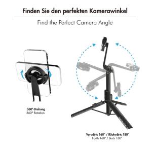 LOGILINK TRIPOD SELFIE STANG MAGSAFE SORT - Billede 5