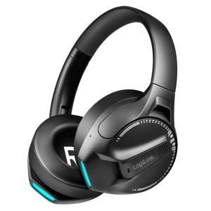 LOGILINK GAMING HEADSET BT 6.0 SORT - Billede 1