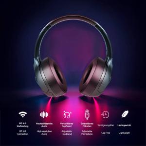 LOGILINK GAMING HEADSET BT 6.0 SORT - Billede 7