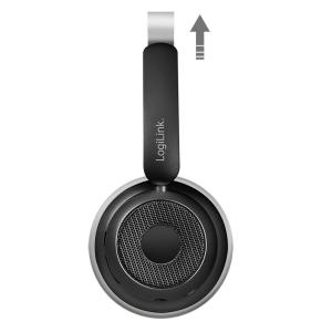 LOGILINK AURASOLO HEADSET BT 6.0 SORT - Billede 3