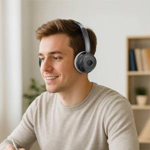 LOGILINK AURASOLO HEADSET BT 6.0 SORT - Billede 4