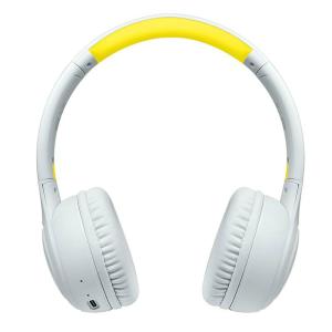 LOGILINK MUSIC BUDDIES WIRELESS KIDS HEADSET BLÅ/GUL - Billede 2