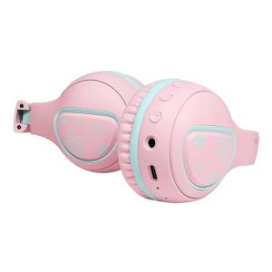 LOGILINK MUSIC BUDDIES WIRELESS KIDS HEADSET PINK - Billede 3