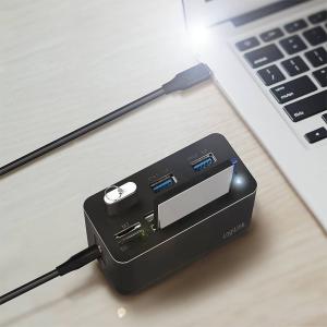 LOGILINK USB 3.2 GEN1 HUB/CARDREADER USB-C - Billede 6