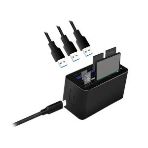 LOGILINK USB 3.2 GEN1 HUB/CARDREADER USB-C - Billede 3