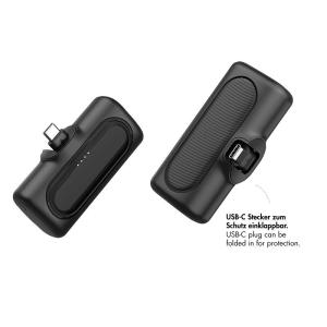 LOGILINK COMPACT POWERBANK 5000MAH USB-C SORT - Billede 6
