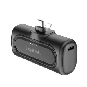 LOGILINK COMPACT POWERBANK 5000MAH USB-C SORT - Billede 1