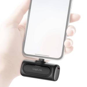 LOGILINK COMPACT POWERBANK 5000MAH USB-C SORT - Billede 3
