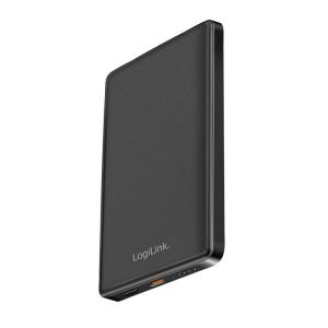 LOGILINK MAGNETIC POWERBANK 5000MAH USB-C PD 15W SORT - Billede 2