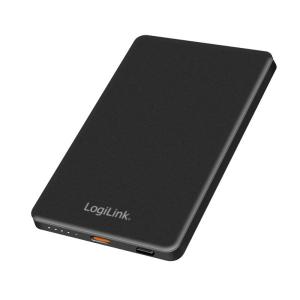 LOGILINK MAGNETIC POWERBANK 5000MAH USB-C PD 15W SORT - Billede 1