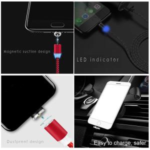 SWISS GO MAGNETISK USB-A KABEL USB-C/LIGHTNING/MICRO 1M - Billede 3
