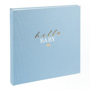 GOLDBUCH 15929 BABY ALBUM HELLO BABY BLUE 30X31 60SIDER - Billede 1