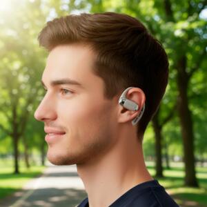 SWISS+GO OPEN EAR ARCO IN-EAR SØLV - Billede 4